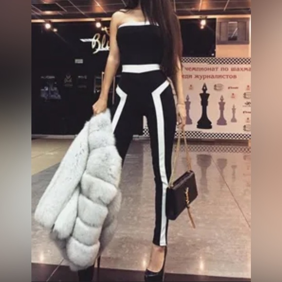 Fashion Nova Pants - Fashion Nova sexy Strapless jumpsuit